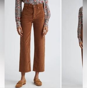 Veronica Beard Brown Wide Leg Corduroy Pants